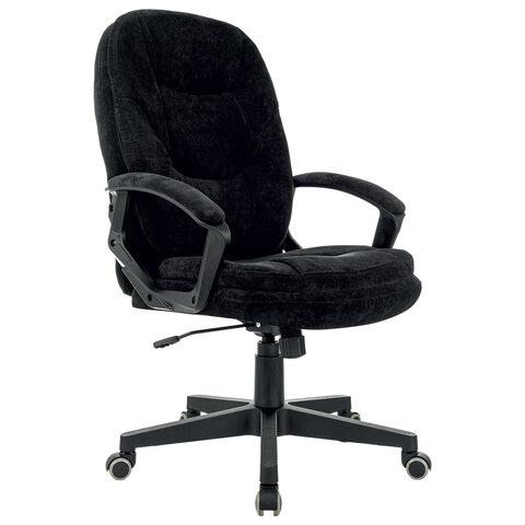 Кресло офисное BRABIX PREMIUM "Trend EX-568", велюр, черное, 533014 — арт. SAMSON-533014