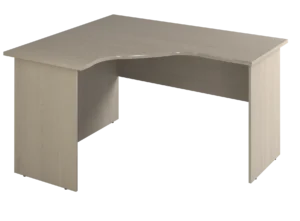 Стол криволинейный левый 1404х1204х756 Монолит (СМ27) — арт. MONOLIT-P-BCBA3D89C74C