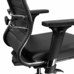 Кресло МЕТТА "ErgoLife" 10 B1-117D, хром, синхромеханизм, 2D-подлокотники, экокожа, черное — арт. SAMSON-532994