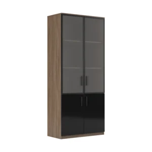 Шкаф для бумаг со стеклом Асти (Asti) 90 × 45 × 205.6 см — арт. AST33951043