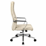Кресло BRABIX PREMIUM "Solo EX-730", алюминий, хром, экокожа, бежевое, 532937 — арт. SAMSON-532937