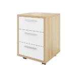 Тумба выкатная (3 ящика с замком) 450х450х600 (ДБ17_1+ДБ17_2) Дублин (ДБ17.С) — арт. MONOLIT-P-56A8E522BE88
