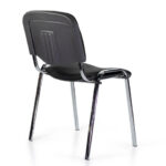 Стул STAFF "Iso Lite CF-008", хром, ткань черная (С-11), 532565 — арт. SAMSON-532565
