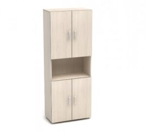 К4 Канц Шкаф высокий одна открполка (700х350х1830) (ШК31+ДК32х4) (К4-кан) — арт. К4