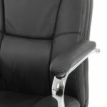 Кресло из натуральной кожи BRABIX PREMIUM "Phaeton EX-502", хром, черное, 530882 — арт. SAMSON-530882
