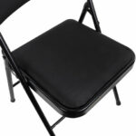 Стул складной BRABIX "Golf Plus CF-003 КОМФОРТ", чёрный каркас, чёрная ткань, 532889 — арт. SAMSON-532889