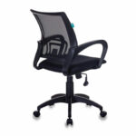 Кресло CH-695N/BLACK, с подлокотниками, сетка, черное — арт. SAMSON-531960