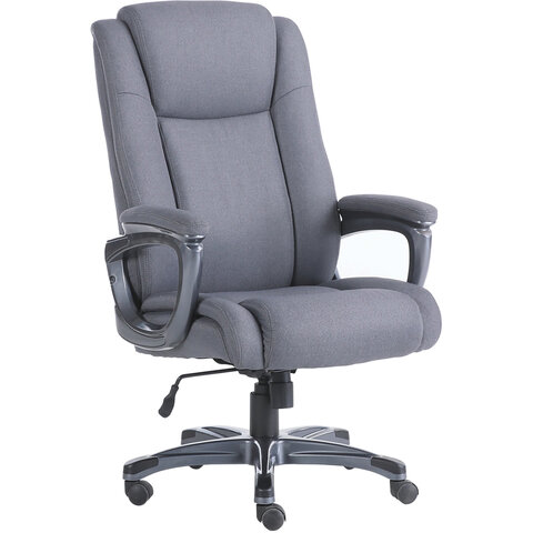 Кресло офисное BRABIX PREMIUM "Solid HD-005", нагрузка до 180 кг, ткань, серое, 531823 — арт. SAMSON-531823