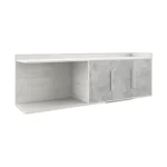Тумба приставная большая Бетон (B-tone) 183 × 45 × 64 см — арт. BTN36120031