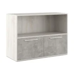 Шкаф низкий с горизонтальной нишей Бетон (B-tone) 106.4 × 45 × 78 см — арт. BTN36154031