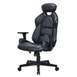 Кресло BRABIX PREMIUM "Tokyo EX-595", регулируемый подголовник, рециклированная кожа, черное, 532975 — арт. SAMSON-532975