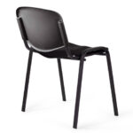 Стул STAFF "Iso Plast CF-009", черный каркас, пластик черный, 532569 — арт. SAMSON-532569