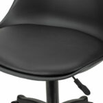 Кресло стул BRABIX "Eames MG-310 PL", пластик черный, экокожа черная, 532927 — арт. SAMSON-532927