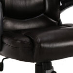 Кресло офисное BRABIX PREMIUM "Favorite EX-577", пружинный блок, рециклир. кожа, коричневое, 531936 — арт. SAMSON-531936