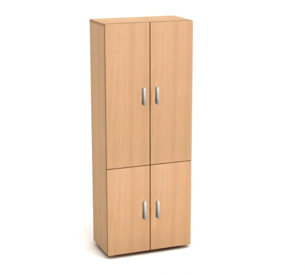 К3 Канц Шкаф высокий закрытый (700х350х1830) (ШК31+ДК36х2+ДК32х2) (К3-кан) — арт. MONOLIT-P-E280DEF5D26A