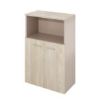 Шкаф низкий (800х418х1250) (ДГ46_1+ДГ40_2+ДГ51х2) Дуглас (ДГ47) — арт. MONOLIT-P-FC35CDCAED97