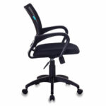 Кресло CH-695N/BLACK, с подлокотниками, сетка, черное — арт. SAMSON-531960
