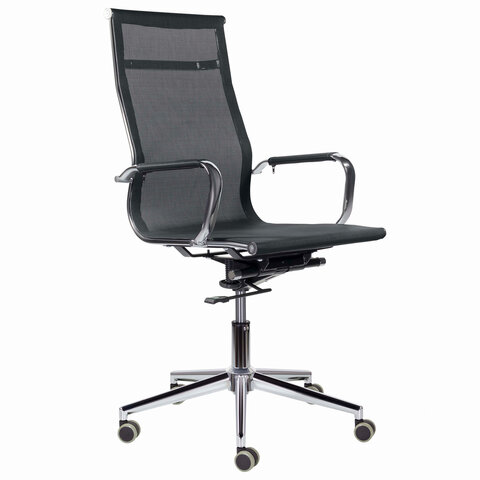 Кресло офисное BRABIX PREMIUM "Net EX-533", хром, сетка, черное, 532546 — арт. SAMSON-532546
