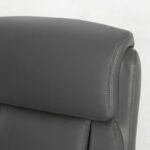 Кресло офисное BRABIX PREMIUM "Level EX-527", пружинный блок, рециклированная кожа, серое, 531937 — арт. SAMSON-531937