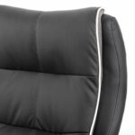 Кресло офисное BRABIX PREMIUM "Strong HD-009", НАГРУЗКА до 200 кг, экокожа черная, ткань серая, 531945 — арт. SAMSON-531945