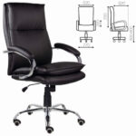 Кресло офисное BRABIX PREMIUM "Cuba EX-542", экокожа, черное, 532549 — арт. SAMSON-532549