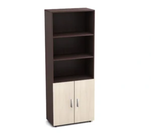 К1 Канц Шкаф 3-открытые полки (700х350х1830) (ШК31+ДК32х2) (К1-кан) — арт. MONOLIT-P-653451302403