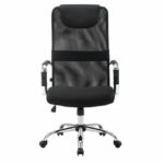 Кресло офисное BRABIX "Fit EX-514", с подголовником, хром, черное, 531949 — арт. SAMSON-531949