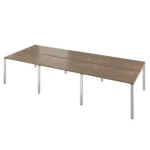 Стол на м/к 60х30 (3600х1435х750) Дублин металл (ДРП51-6) — арт. MONOLIT-P-0C37C7973A4C