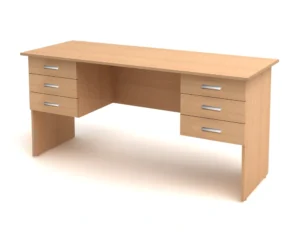 Стол 2-тумбовый 6 ящиков (1600х600х750) Канц (СК28) — арт. MONOLIT-P-712E49426882