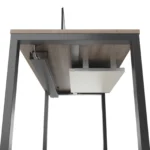 Лоток узкий на стол 140 см Кабель-менеджмент 120 × 9.5 × 5.5 см — арт. CBM33610305
