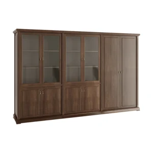 Шкаф для бумаг с гардеробом, 6 створок Министри (Ministry) 323.2 × 55 × 212 см — арт. MNS2951204