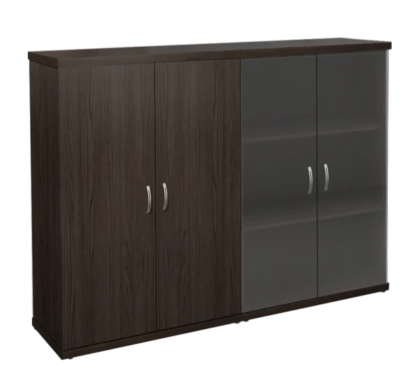 КЭ103 Шкаф низкий (КЭ19*2+КЭ31+КЭ23*2+БСКТ410*2+ФС03*2) (1704*424*1274) Эталон (КЭ103) — арт. MONOLIT-P-6F7433A99DF4