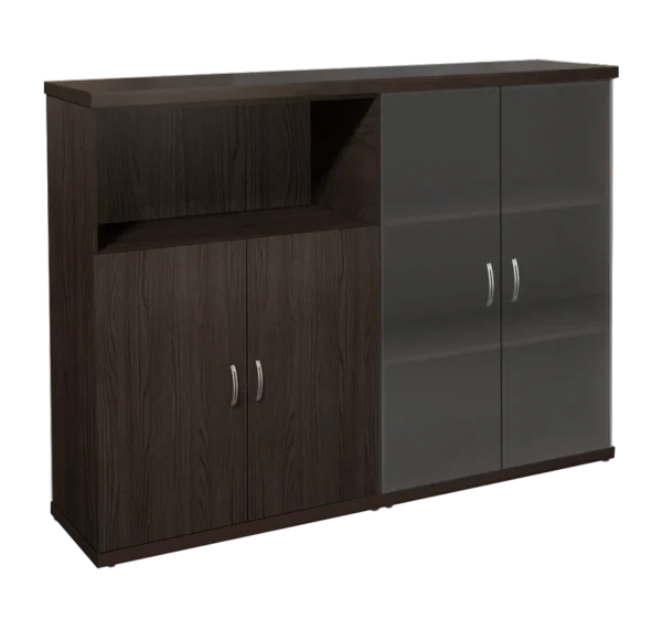 КЭ102 Шкаф низкий (КЭ19*2+КЭ31+КЭ22*2+БСКТ410*2+ФС03*2) (1704*424*1274) Эталон (КЭ102) — арт. MONOLIT-P-7C28F5FA8A80
