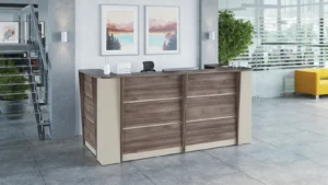 Стойка ресепшен Нью лайн (New Line) 120.4 × 35.4 × 123.5 см — арт. NLN36390303