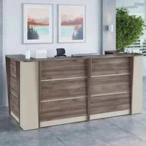 Модуль стойки ресепшен угловой Нью лайн (New Line) 35.4 × 35.4 × 123.5 см — арт. NLN36391031