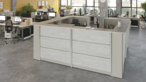 Стойка ресепшен Нью лайн (New Line) 120.4 × 35.4 × 123.5 см — арт. NLN36390303