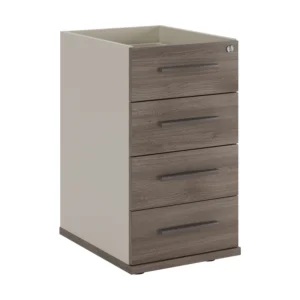 Тумба приставная без топа 4 ящика Нью лайн (New Line) 40.6 × 51 × 75 см — арт. NLN36330531