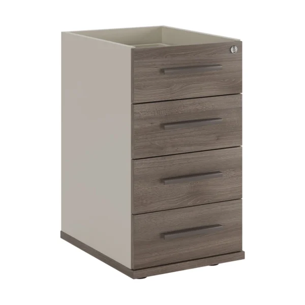 Тумба приставная без топа 4 ящика Нью лайн (New Line) 40.6 × 51 × 75 см