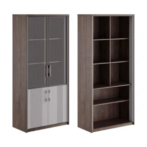 Шкаф для бумаг со стеклом Пойнт (Point) 90 × 45 × 195.4 см — арт. PNT38850441