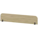 Экран радиусный для стола Аргентум-МП (НТМЭ-160) 160 × 2.5 × 35 см — Баттл Рок/Антрацит