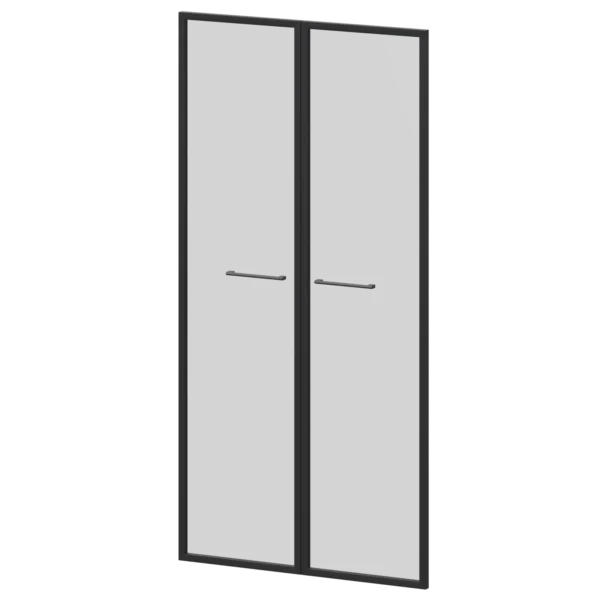 Фасады рамочные стеклянные Кортез (KZF-48RS(Ч)) 78.4 × 2 × 156.4 см — арт. SIMFI-35103
