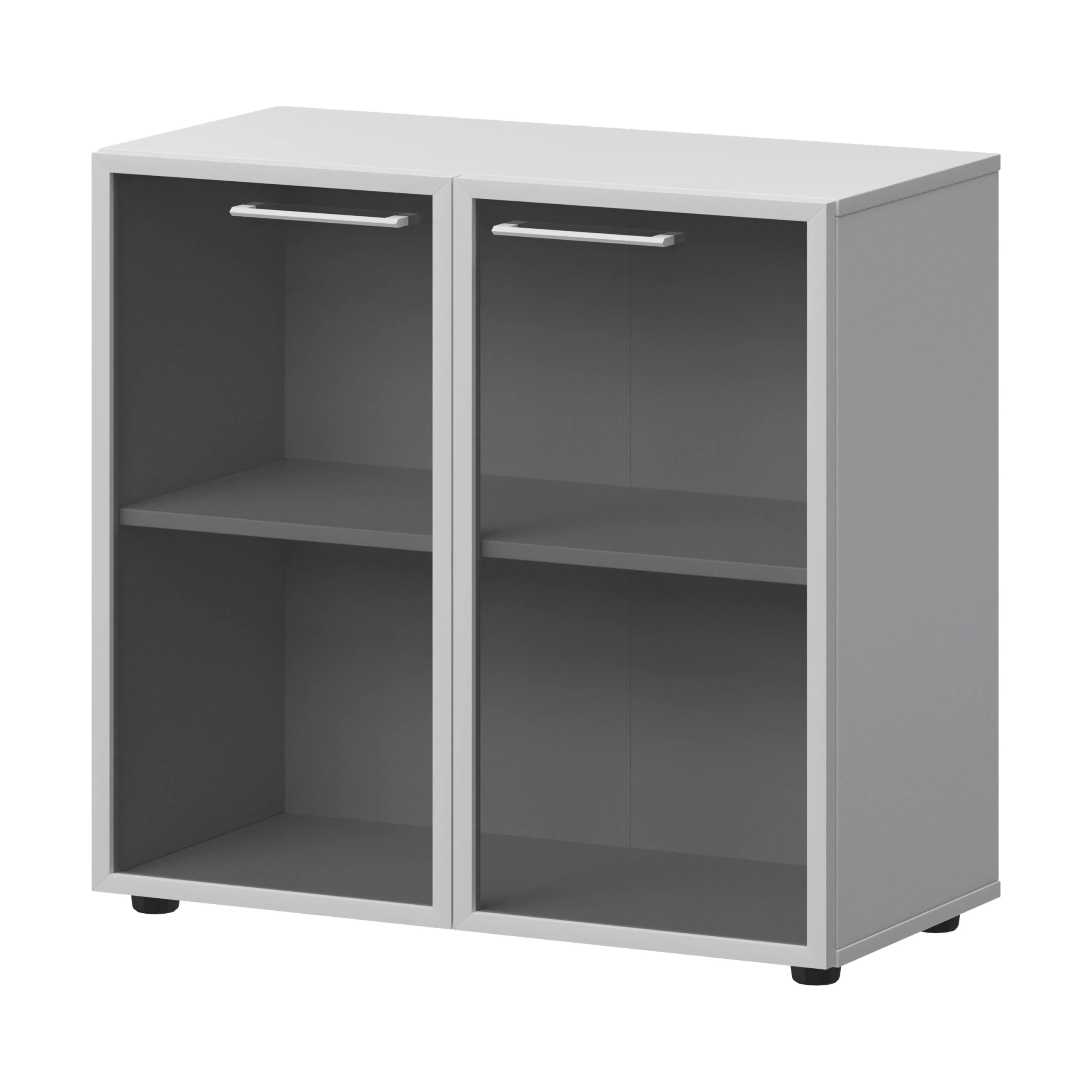 Шкаф низкий со стеклом в ал. рамке Кортез (СМШ28RS(Б)) 79.2 × 38 × 81.1 см — белый Шкаф низкий со стеклом в ал. рамке Кортез (СМШ28RS(Б)) 79.2 × 38 × 81.1 см
