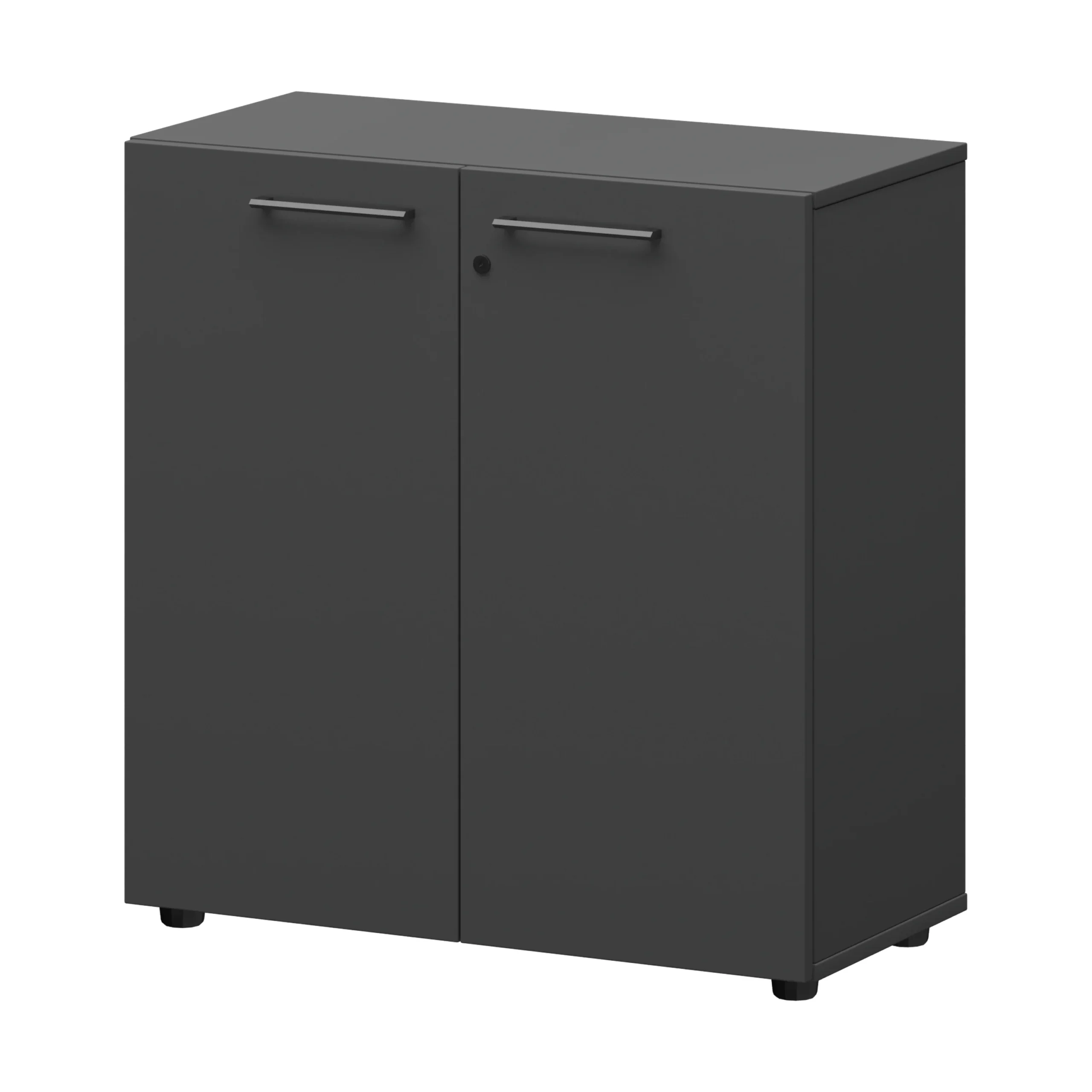 Шкаф низкий закрытый Кортез (СМШ28F(Ч)) 79.2 × 38 × 81.1 см — Графит Шкаф низкий закрытый Кортез (СМШ28F(Ч)) 79.2 × 38 × 81.1 см