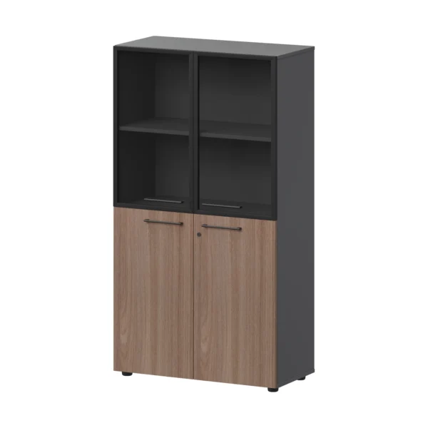 Шкаф высокий комб. Кортез (СМШ48.28F.28RS) 79.2 × 38 × 159.5 см — арт. SIMFI-33540