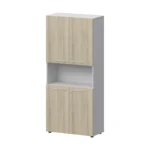Шкаф высокий полузакрытый Кортез (СМШ58.2.28F(Б)) 79.2 × 38 × 199 см