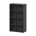 Шкаф высокий со стеклом в ал. рамке Кортез (СМШ48RS) 79.2 × 38 × 159.5 см