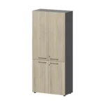 Шкаф высокий закрытый Кортез (СМШ58.28F.38V(Ч)) 79.2 × 38 × 199 см