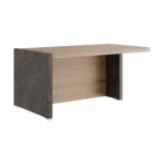 Стол письменный с асимметричными опорами Солид Б (Solid B) 160 × 88 × 75 см — арт. SOB39110354