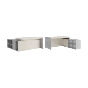 Стол письменный на опорной креденции Солид Б (Solid B) 175 × 174 × 75 см — арт. SOB39111023