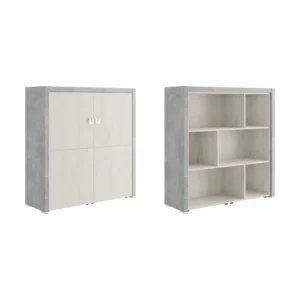 Шкаф средний Солид Б (Solid B) 131 × 45 × 137 см — арт. SOB39142023